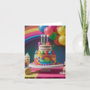 Birthday Folded Greeting Card