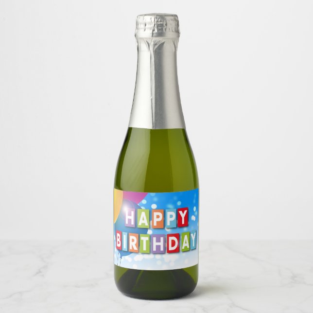 Birthday, Food and Beverage Label Set (Front)