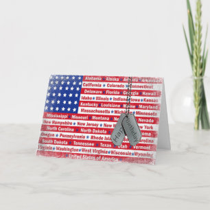 Birthday For a Military Soldier Card