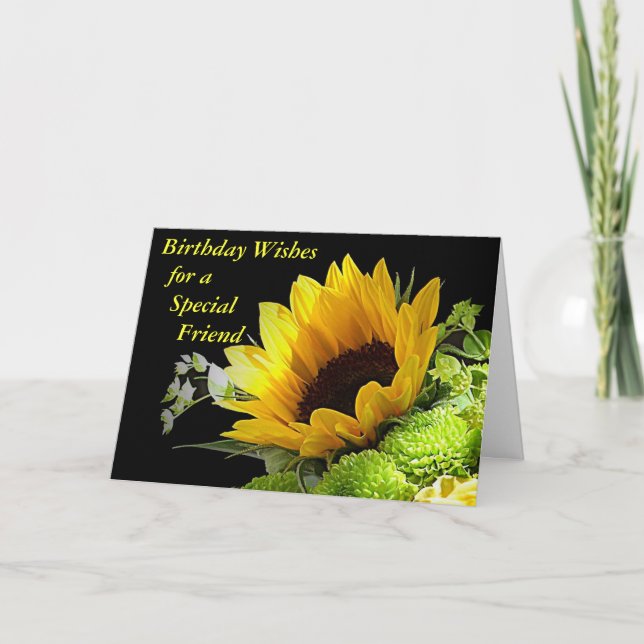 Birthday for a Special Friend Card (Front)
