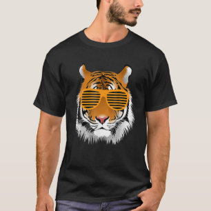 Birthday For Boy Cool Tiger Striped Animal Theme P T-Shirt