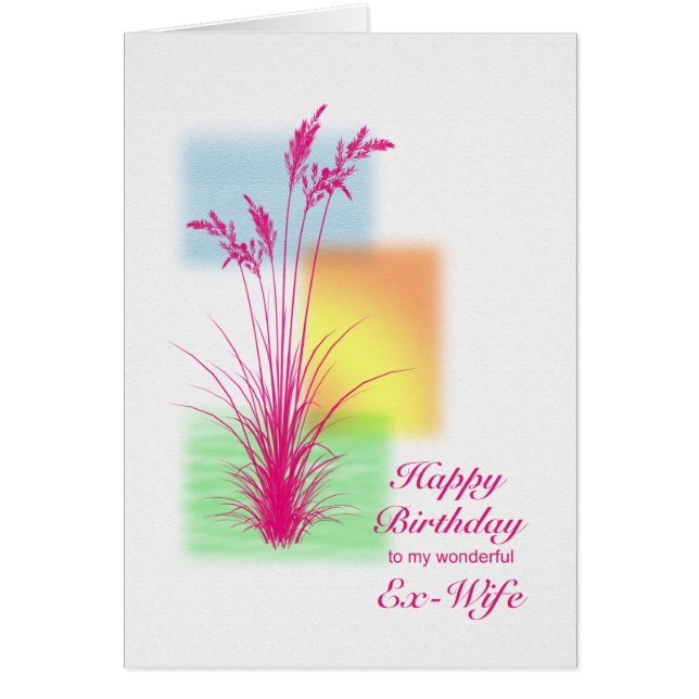 Birthday for Ex-Wife, grasses scene (Front)