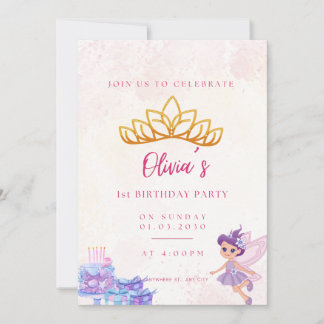 Birthday for girl invitation