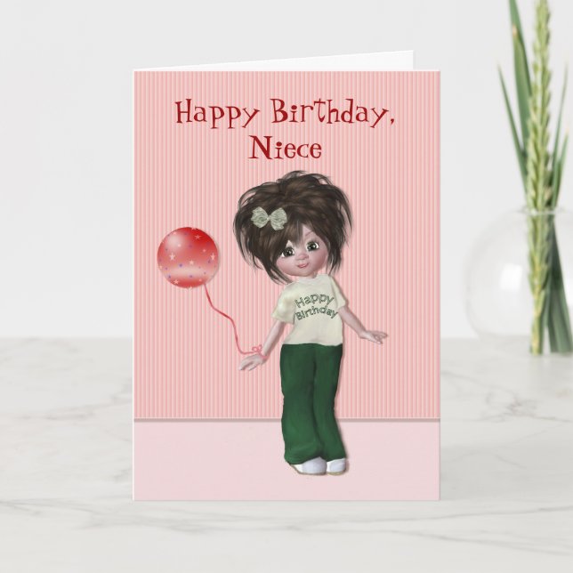 Birthday for Niece Card (Front)