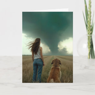 Birthday For Storm Chaser Card