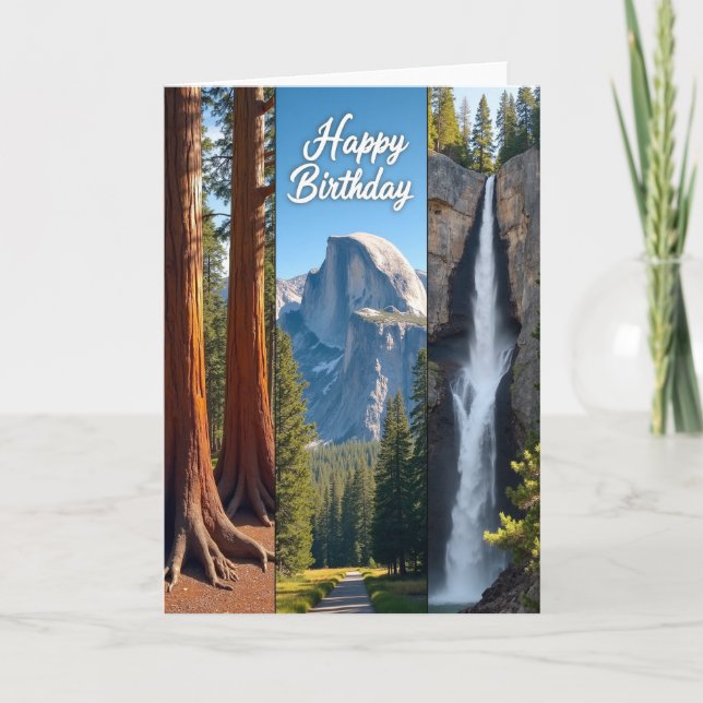 Birthday Forest Vista Card (Front)