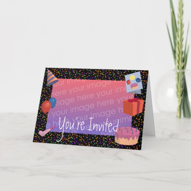 Birthday Frame Invitation (Front)
