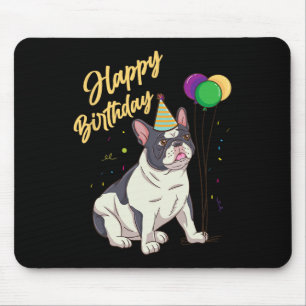 Birthday French Bulldog Mouse Mat