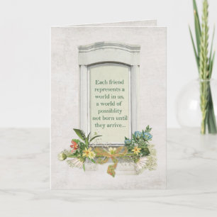 Birthday Friendship Inspiration Quote Card