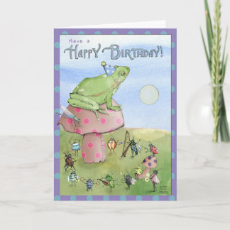 Birthday Frog Card