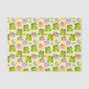 Birthday Frogs Tissue Paper
