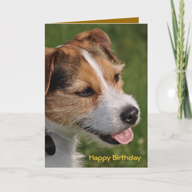 Birthday from the Dog Card (Front)