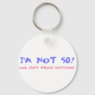 Birthday Gag Gift For Turning 50 Key Ring