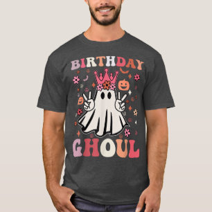 Birthday Ghoul Cute Ghost Funny Halloween Costume T-Shirt