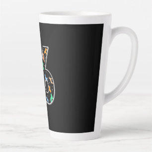 Birthday Gift 16th Birthday With Dog Latte Mug