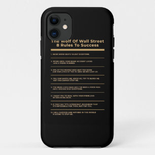 Birthday Gift 6 Rules To Success iPhone 11 Case
