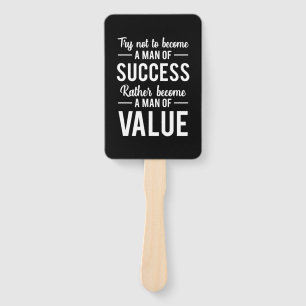 Birthday Gift A Man Of Success Hand Fan