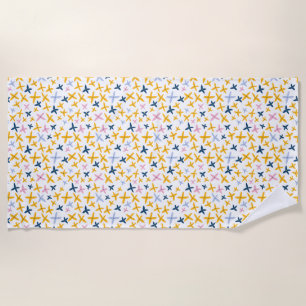 Birthday Gift All Flowers Keep The Light Beach Towel