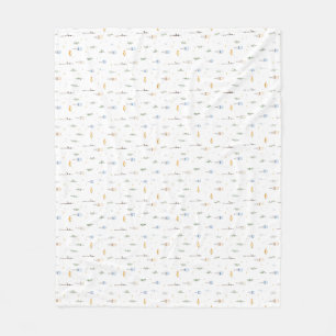 Birthday Gift   Always Think Like A Fish Fleece Blanket