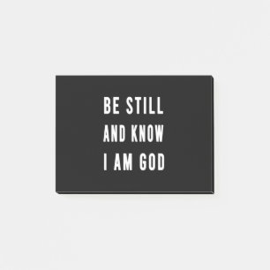 Birthday Gift Be Still And Know I Am Go Post-it Notes