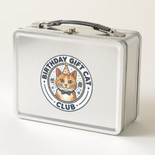Birthday Gift Cat Cat Lover Gift - Birthday Gift C Metal Lunch Box