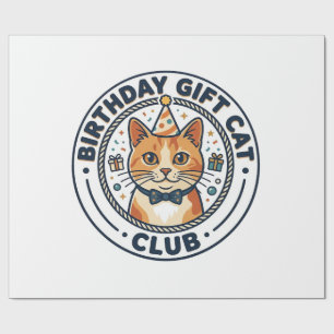 Birthday Gift Cat Cat Lover Gift - Birthday Gift C Wrapping Paper