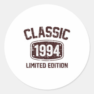 Birthday Gift Classic for the 1994s Limited Round Sticker