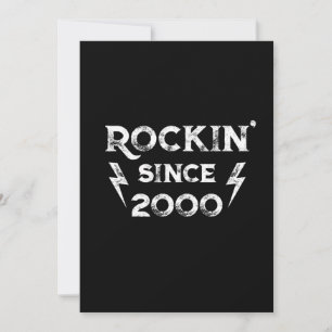 Birthday Gift Classic Rock for the 2000s Invitation