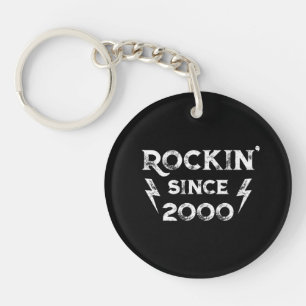 Birthday Gift Classic Rock for the 2000s Key Ring