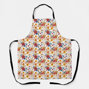 Birthday Gift Colourful Floral Apron