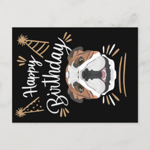 Birthday Gift English Bulldog Postcard