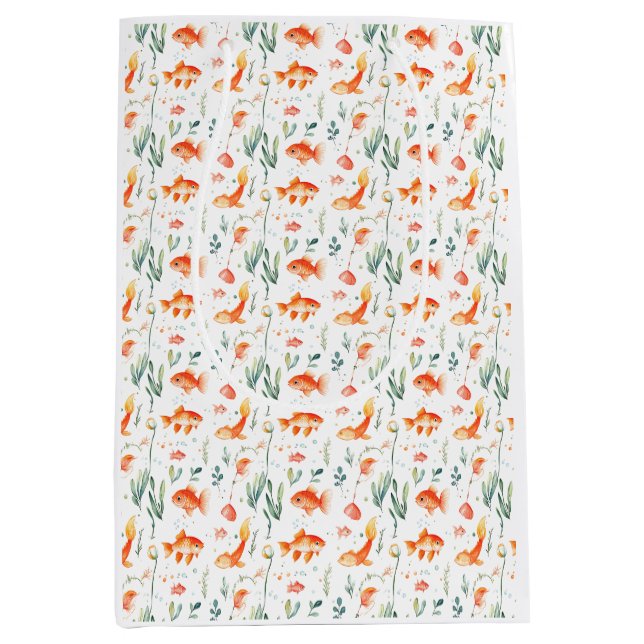 Birthday Gift | Fish All Day Medium Gift Bag (Front)