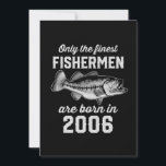 Birthday Gift Fisherman Fishing 2006 Invitation<br><div class="desc">Perfect birthday gifts are like treasure chests brimming with joy and excitement. Check out our collection of birthday gifts for teenagers,  where every item is a treasure waiting to be discovered</div>