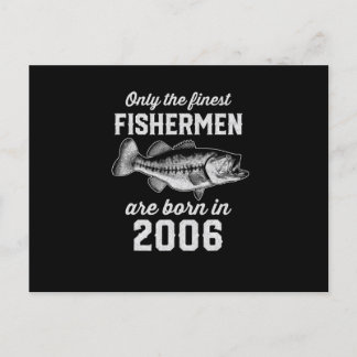 Birthday Gift Fisherman Fishing 2006 Postcard