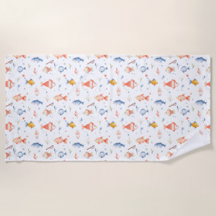 Birthday Gift Fishing May Not Be Everything Beach Towel