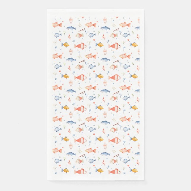 Birthday Gift | Fishing May Not Be Everything Napkin (Front)