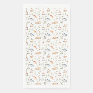 Birthday Gift Fishing With Me Napkin