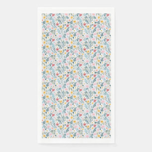 Birthday Gift Floral Architecture Napkin