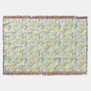 Birthday Gift Flowers Are Restful To Look At Throw Blanket