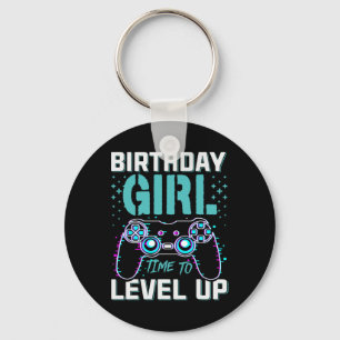 Birthday Gift For Girl Time To Level Up Cool Video Key Ring