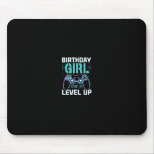 Birthday Gift For Girl Time To Level Up Cool Video Mouse Mat