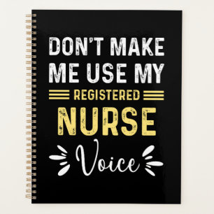 birthday gift for personalised registered nurse planner