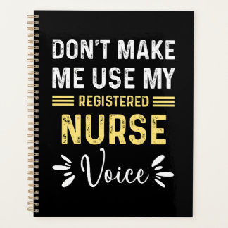 birthday gift for personalised registered nurse planner