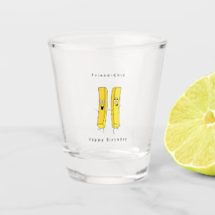 Birthday gift, friendchip gift. Happy Birthday  Shot Glass