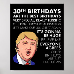 Birthday Gift Funny Trump Quote Shirt For Men Poster