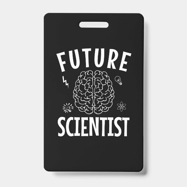 Birthday Gift | Future Scientist ID Badge (Front)