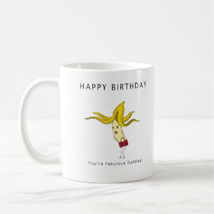 Birthday gift, glamourous banana. Funny Coffee Mug