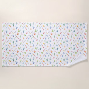 Birthday Gift I Love Fishing Beach Towel