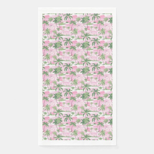 Birthday Gift | I Love The Ocean Napkin (Front)