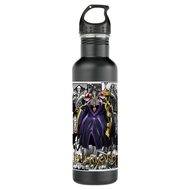 Birthday Gift Japanese Overlord Manga  Idol Gifts  710 Ml Water Bottle (Front)